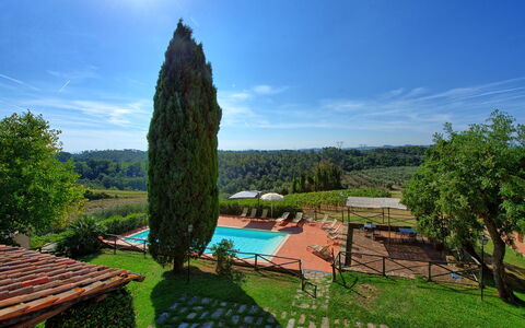 Il Frantoio: Property, Tree, Sky, Botany, Garden, House, Grass, Plant, Rural Area, Real Estate