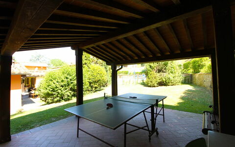 Le Balze: Plant, Property, Building, Table, Window, Shade, Tree, Architecture, Wood, Outdoor Furniture