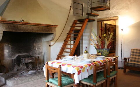 Casa Rossa: Room, Property, Furniture, Building, Interior Design, Table, House, Floor, Dining Room, Loft