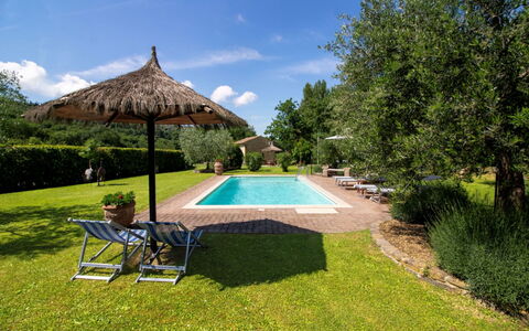 La Casa di Pino: Swimming Pool, Resort, Garden, Eco Hotel, Outdoor Furniture, Thermae, Water Feature, Shade, Estate, Landscaping