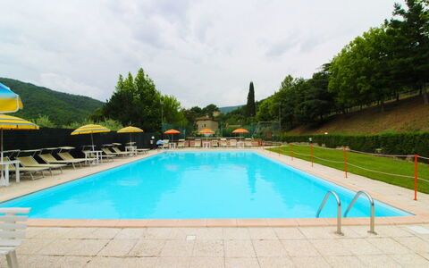 Casale Aiola: Water, Sky, Plant, Cloud, Swimming Pool, Green, Tree, Azure, Grass, Leisure