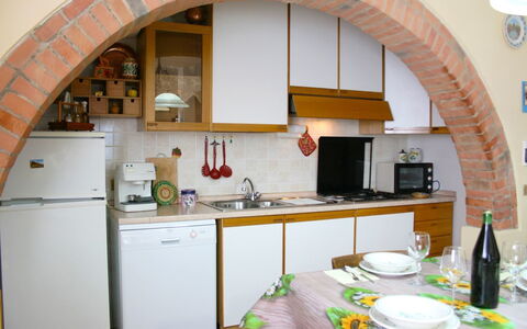 Podere San Bono: Kitchen, Room, Property, Building, Furniture, Cabinetry, House, Architecture, Countertop, Interior Design