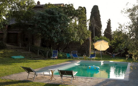 Olivo: Water, Plant, Sky, Green, Swimming Pool, Tree, Shade, Outdoor Furniture, Grass, Building