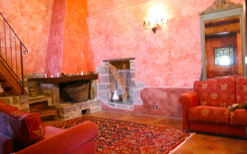 Torre di Vignale: Room, Property, Furniture, Living Room, Interior Design, Building, Wall, Floor, House, Real Estate