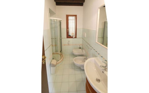 Villino Alba: Flooring, Floor, Plumbing Fixture, Bathroom Sink, Interior Design, Bathroom, Sink, Plumbing, Tap, Room