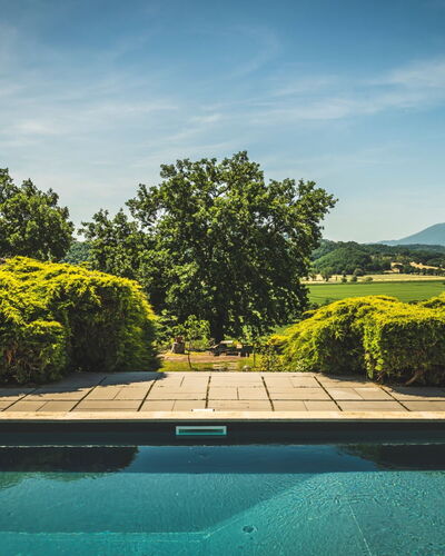 Poggio Falcone: Water, Cloud, Sky, Plant, Water Resources, Natural Landscape, Azure, Rectangle, Swimming Pool, Vegetation