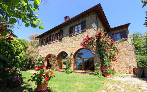 Villa Verniana: Flower, Sky, Plant, Building, Window, Flowerpot, House, Tree, Cottage, Door
