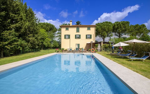 Villa Cantagallo: Swimming Pool, Estate, Garden, Leisure, Outdoor Furniture, Hacienda, Lawn, Villa, Yard, Landscaping