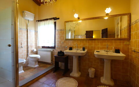 Villa Cecilia: Bathroom, Room, Property, Interior Design, Building, Floor, Furniture, Tile, Plumbing Fixture, House