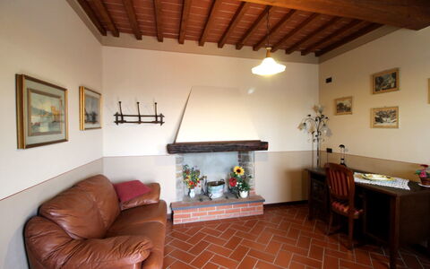 Agriturismo Arcobaleno: Room, Property, Building, Furniture, Living Room, Interior Design, Ceiling, House, Floor, Real Estate
