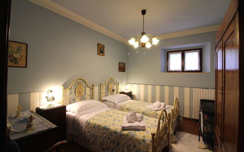 Agriturismo Arcobaleno: Bedroom, Bed, Room, Furniture, Property, Bed Sheet, Interior Design, Bed Frame, Ceiling, Bedding