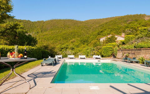 Casa la Primula: Water, Plant, Sky, Property, Furniture, Building, Swimming Pool, Tree, Outdoor Furniture, Grass