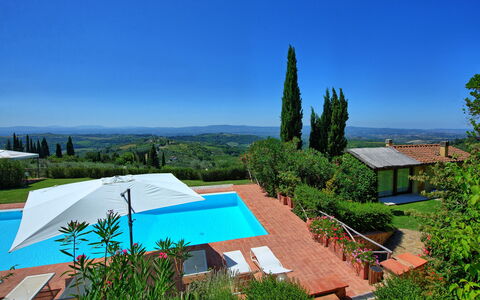 Casa Lucia: Property, Swimming Pool, House, Real Estate, Vacation, Building, Sky, Architecture, Summer, Tree