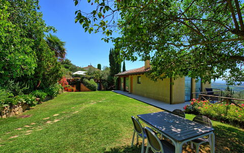 Casa Lucia: Property, Real Estate, House, Yard, Natural Landscape, Home, Grass, Garden, Tree, Backyard