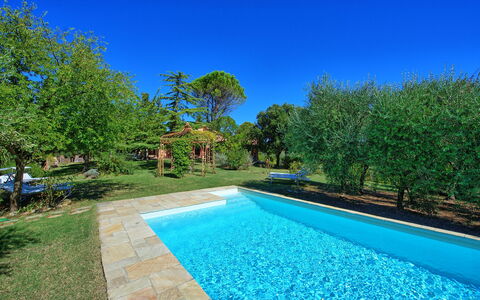 Casa Cipressi: Swimming Pool, Property, Real Estate, Natural Landscape, Estate, House, Home, Backyard, Residential Area, Grass