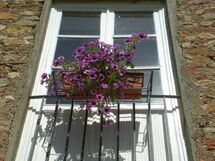 terrace door of the double bedroom