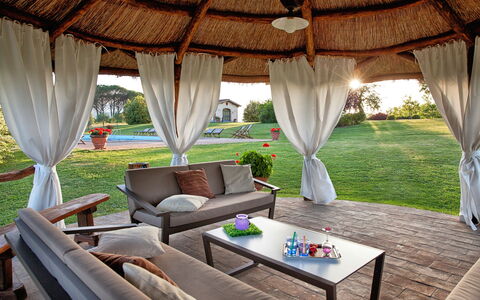 Villa Sant' Angelo: Property, Room, Furniture, Resort, Interior Design, Building, House, Real Estate, Villa, Table