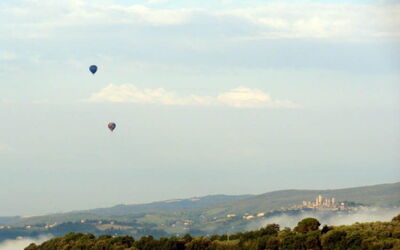 morning view on San Gimignano