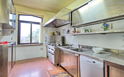 Villa Lorenzo: Property, Room, Kitchen, Building, Countertop, Furniture, Cabinetry, Real Estate, House, Interior Design