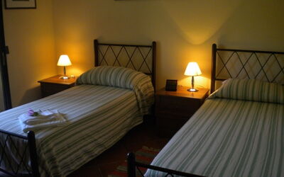 room with two beds