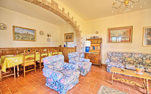 Casale Ambra: Room, Property, Real Estate, Building, Furniture, Interior Design, House, Floor, Restaurant