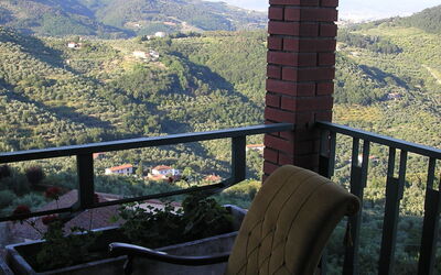 Panoramic view from the arcaded loggia