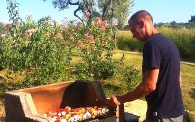 Villa La Marronaia the Bbq Area