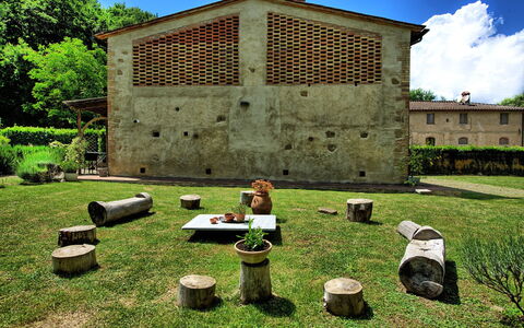 Villa Diletta: Grass, Green, Tree, Land Lot, Grass Family, Rural Area, Architecture, House, Yard, Garden