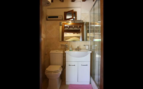 La Casina del Bosco: Bathroom, Room, Property, Bathroom Cabinet, Plumbing Fixture, House, Architecture, Sink, Toilet, Interior Design