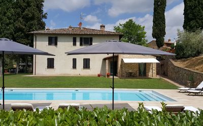 Podere Degli Olivi: Property, House, Building, Home, Real Estate, Swimming Pool, Villa, Shade, Residential Area, Vacation