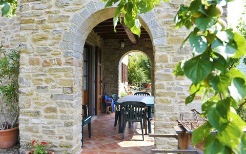 Casetta i Ciliegi: Plant, Table, Flowerpot, Building, Chair, Houseplant, Architecture, Real Estate, Tree, Leisure