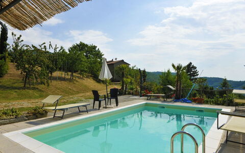 Casetta i Ciliegi: Water, Cloud, Sky, Plant, Property, Swimming Pool, Building, Azure, Tree, Shade