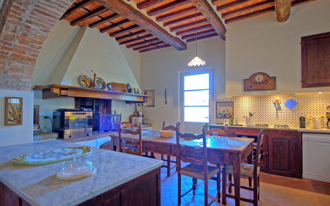 Villa Camaiore: Room, Property, Building, Furniture, Kitchen, Interior Design, House, Real Estate, Countertop, Ceiling