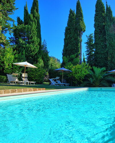 Villa Camaiore: Swimming Pool, Property, Leisure, Vacation, Real Estate, Water, Resort, Tree, Estate, House