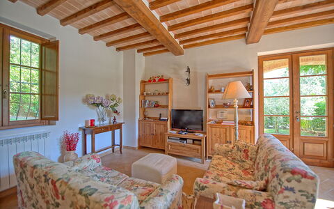 Casa Maria Luisa: Room, Property, Ceiling, Furniture, Building, Interior Design, House, Living Room, Home, Real Estate