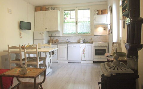 Villa Agrifogli: Cabinetry, Furniture, Property, Countertop, Window, Wood, Kitchen, Interior Design, Sink, Table