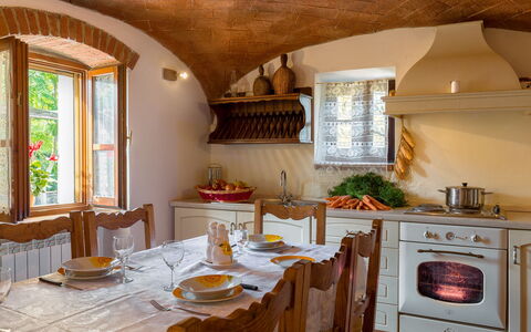 Villa La Fragola: Room, Property, Countertop, Kitchen, Furniture, Building, House, Interior Design, Home, Cabinetry